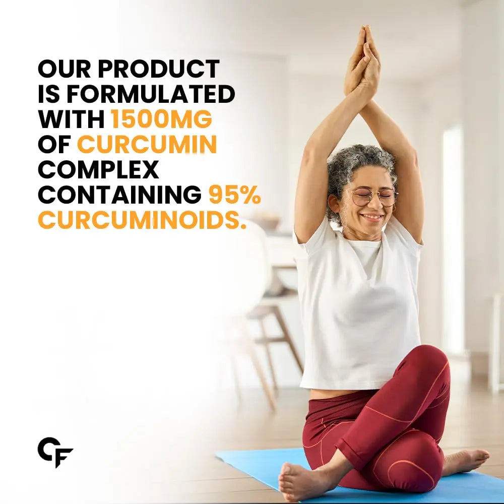 Carbamide Forte Curcumin 95% Curcuminoids + Curcuma Longa Root Powder | 60 Veg Tablets Product vendor