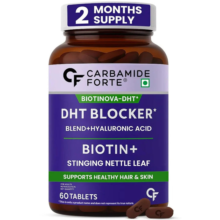 Carbamide Forte DHT Blocker with Biotin Tablets for Hair growth | 60 Tablets Product vendor