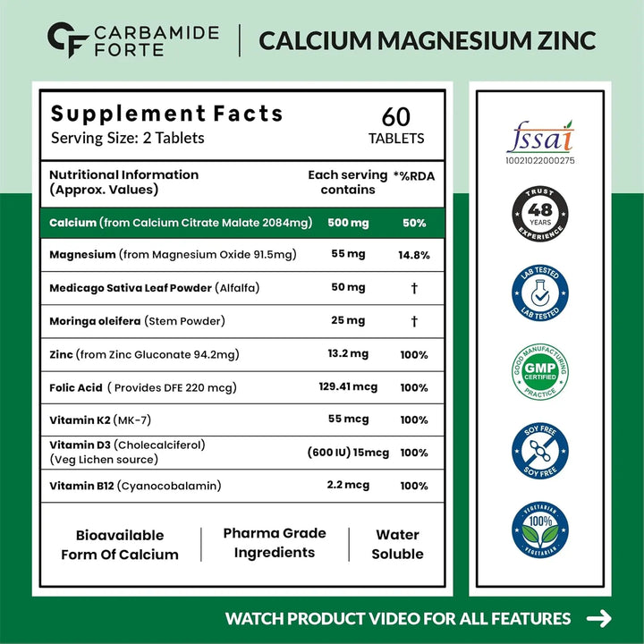 Carbamide Forte Fat Burner for Men & Women | Weight Loss Support - 60 Veg Tablets (Copy) Product vendor
