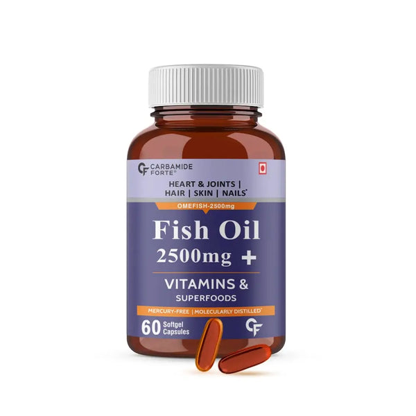 Carbamide Forte Fish Oil 2500mg- 60 Capsules Product vendor