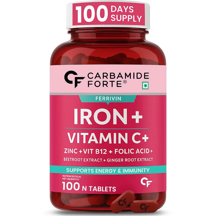 Carbamide Forte Iron + Vitamin C (100 Tablets) Product vendor