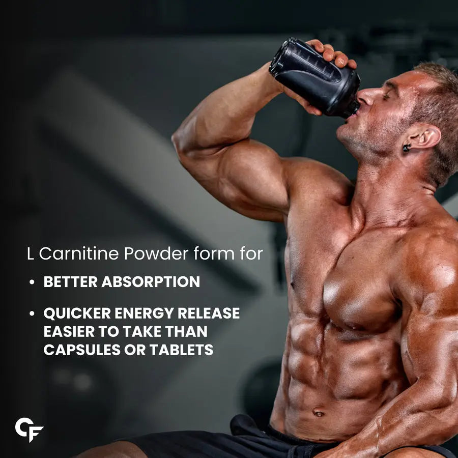 Buy L-Carnitine Powder for Energy & Weight Loss  Body Building India
