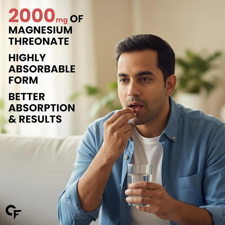 Carbamide Forte Magnesium L-Threonate 2000mg Per Serving | 60 Veg Tablets Product vendor