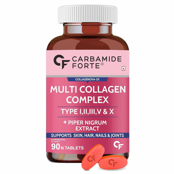 Carbamide Forte Multi Collagen Complex (Type I, II, III, V & X ) | 90 Tablets Product vendor