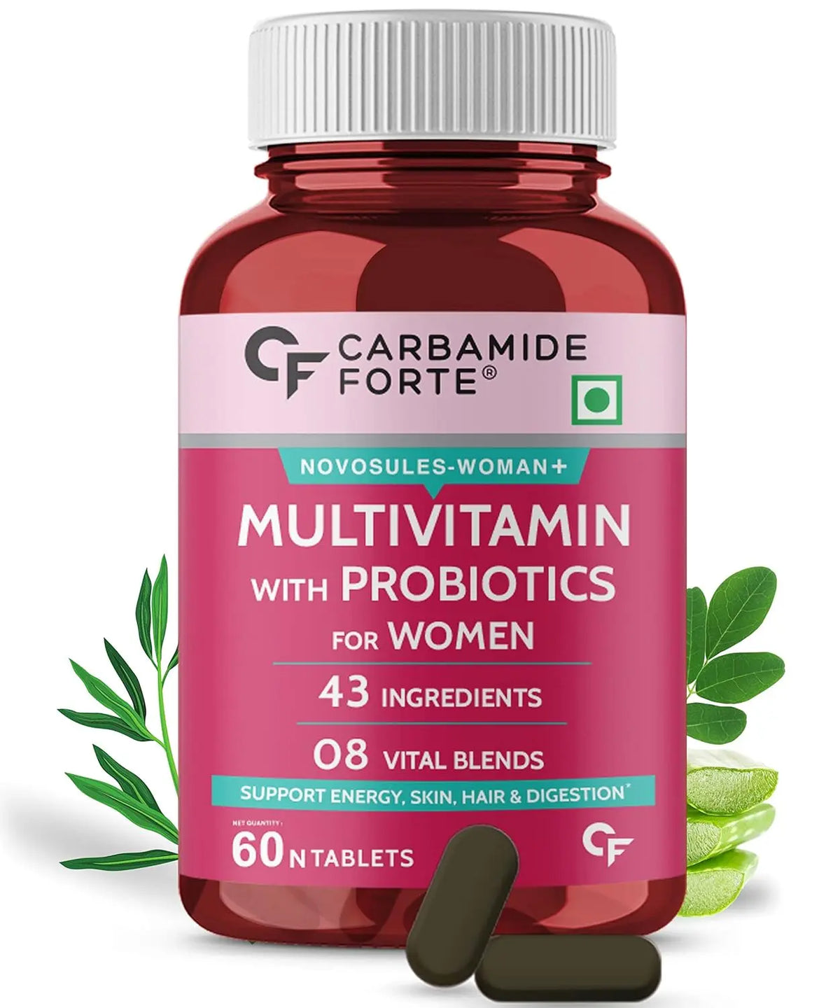 Carbamide Forte Multivitamin Tablets for Women with 43 Ingredients -60 Veg Tablets Product vendor