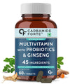 Carbamide Forte Multivitamin with Probiotics Ginseng |  60 Veg Tablets Product vendor