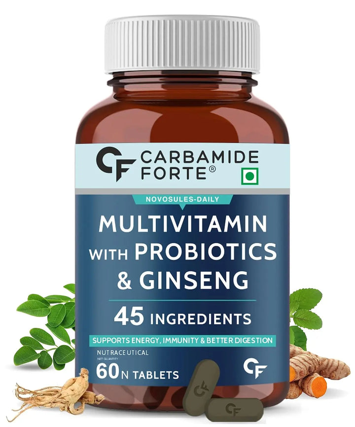 Carbamide Forte Multivitamin with Probiotics Ginseng |  60 Veg Tablets Product vendor