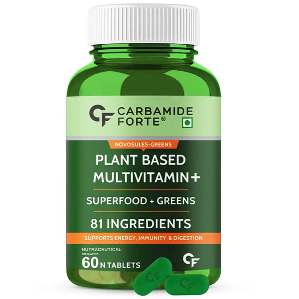 Carbamide Forte Plant Based Multivitamin for Men & Women  | 60 Veg Tablets Product vendor