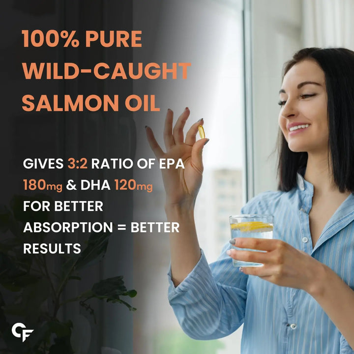 Carbamide Forte Salmon Fish Oil Omega 3 | 90 Softgels Product vendor