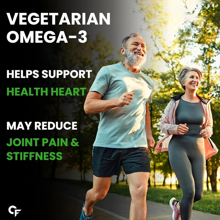Carbamide Forte Veg Omega3 1000mg | Veg DHA | Vegetarian Omega 3 | Algal DHA | Plant Based | No Fish oil Used Tablets for Men & Women | 60 Veg Tablets Product vendor