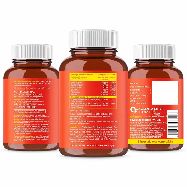 Carbamide Forte Vitamin C + Amla Extract (60 Tablets) Product vendor