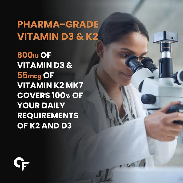 Carbamide Forte Vitamin D3 K2 | 120 Veg Tablets Product vendor