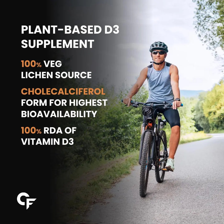 Carbamide Forte Vitamin D3 K2 | 120 Veg Tablets Product vendor