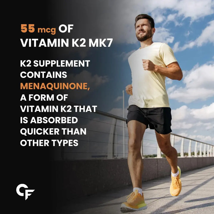 Carbamide Forte Vitamin D3 K2 | 120 Veg Tablets Product vendor