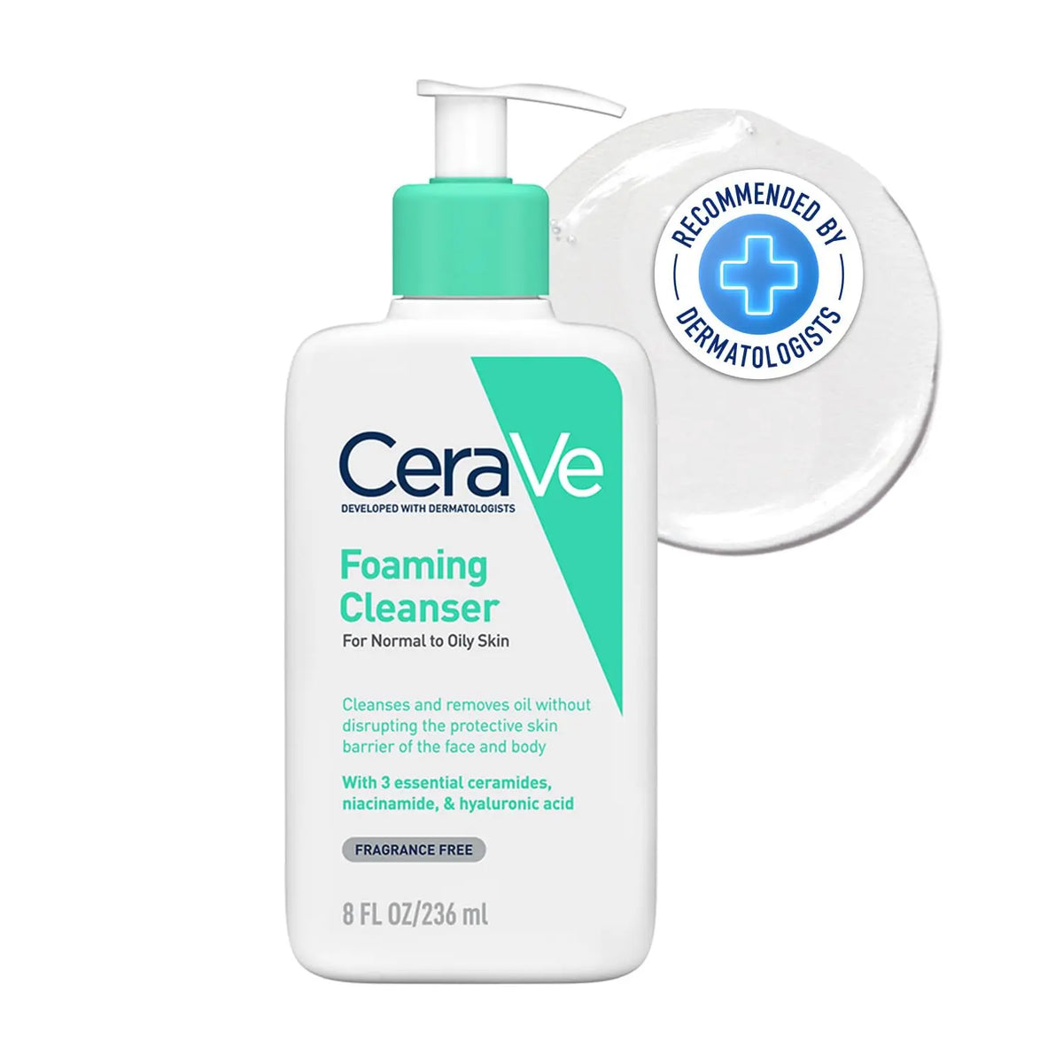 CeraVe Foaming Cleanser For Normal To Oily Skin Product vendor