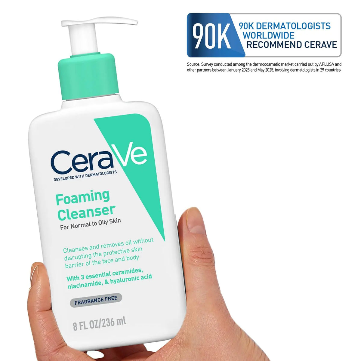 CeraVe Foaming Cleanser For Normal To Oily Skin Product vendor