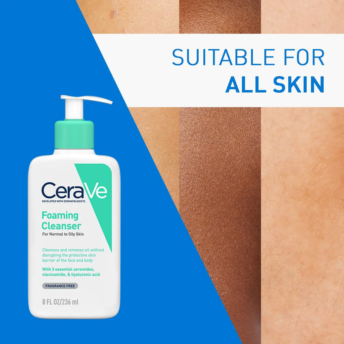 CeraVe Foaming Cleanser For Normal To Oily Skin Product vendor