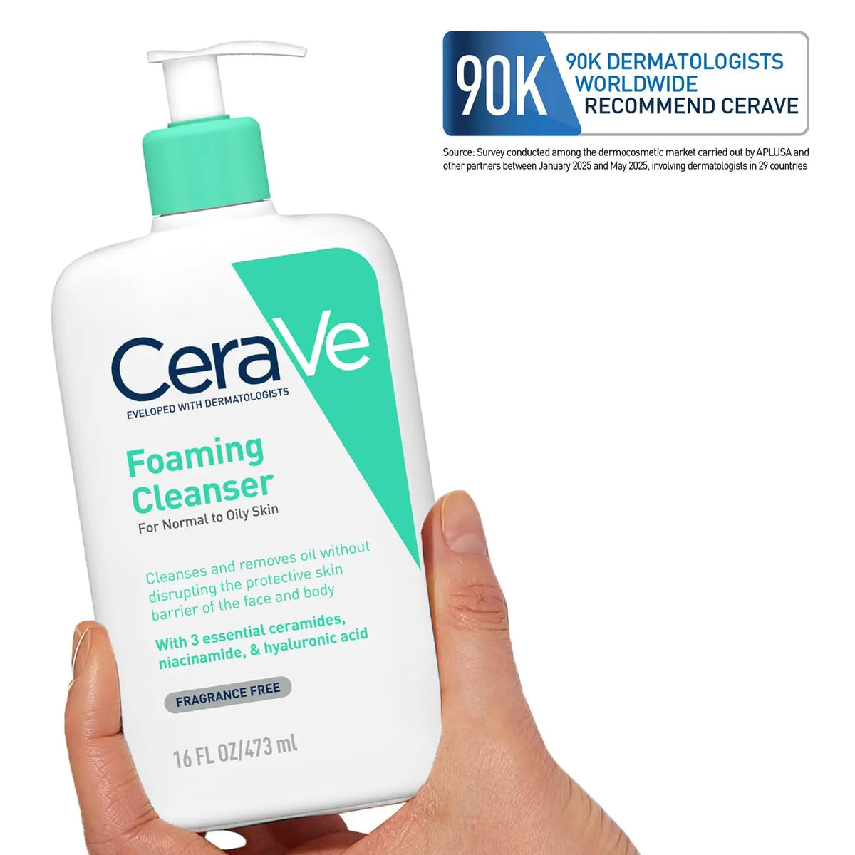 CeraVe Foaming Cleanser For Normal To Oily Skin (473ml) Product vendor