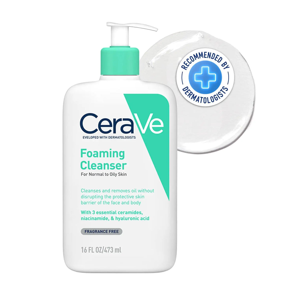 CeraVe Foaming Cleanser For Normal To Oily Skin (473ml) Product vendor