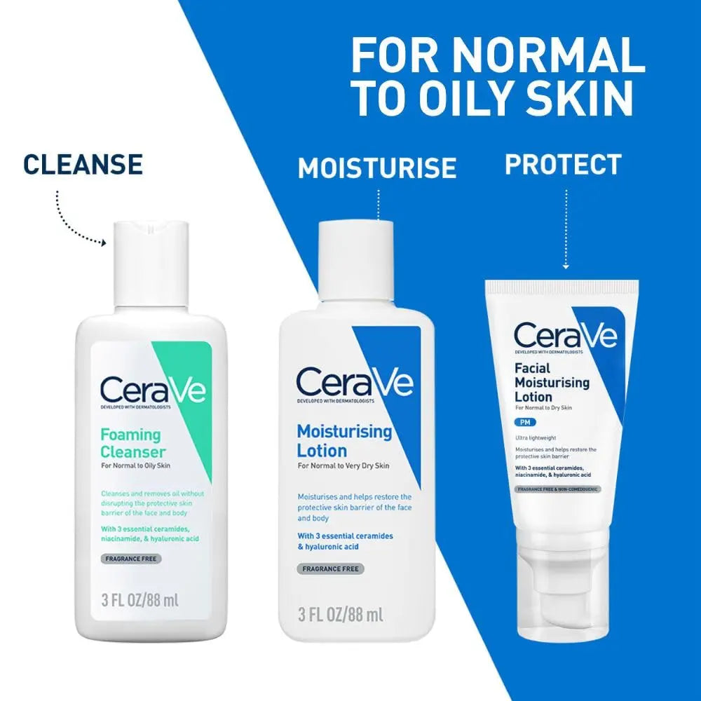 CeraVe Foaming Cleanser For Normal To Oily Skin (88ml) Product vendor