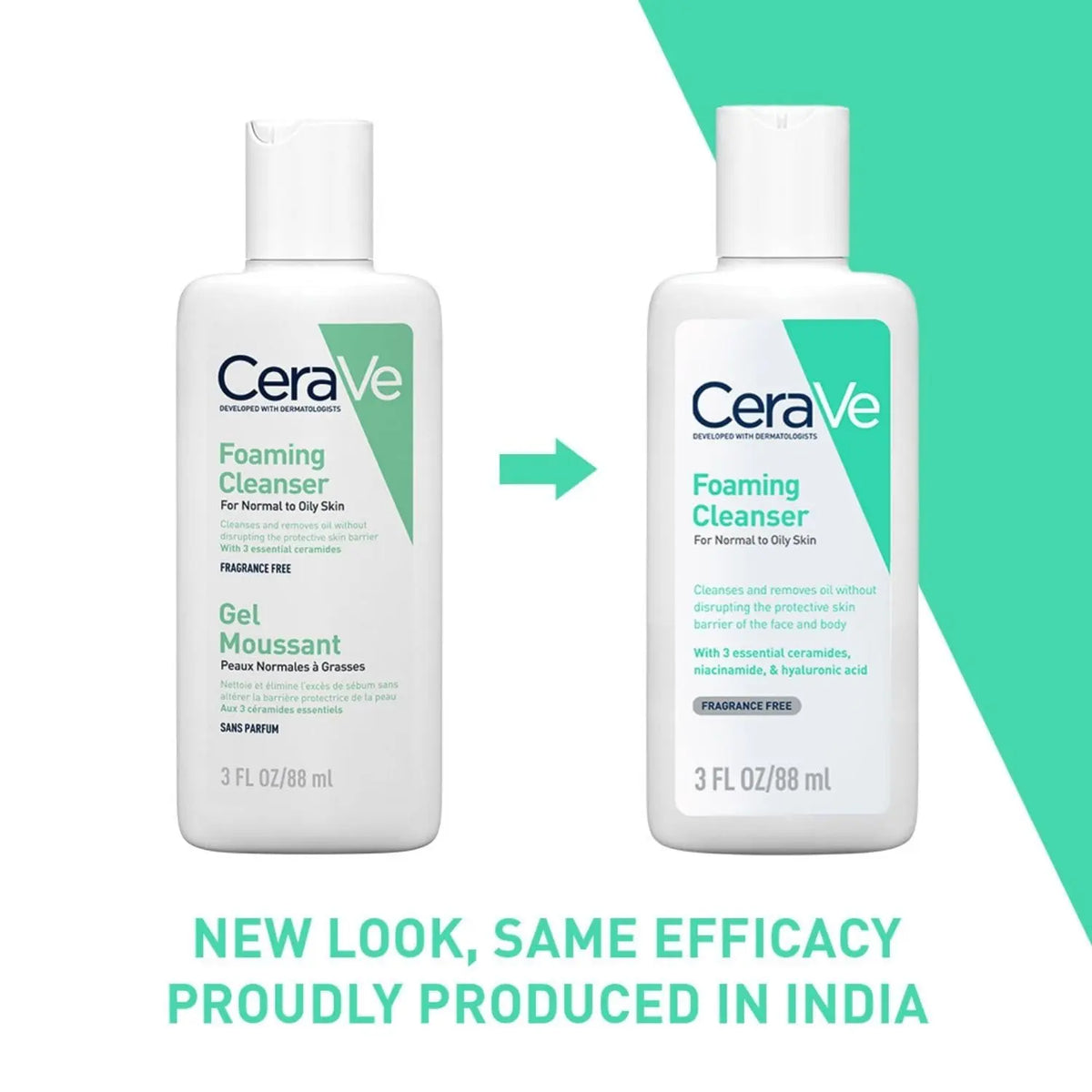 CeraVe Foaming Cleanser For Normal To Oily Skin (88ml) Product vendor