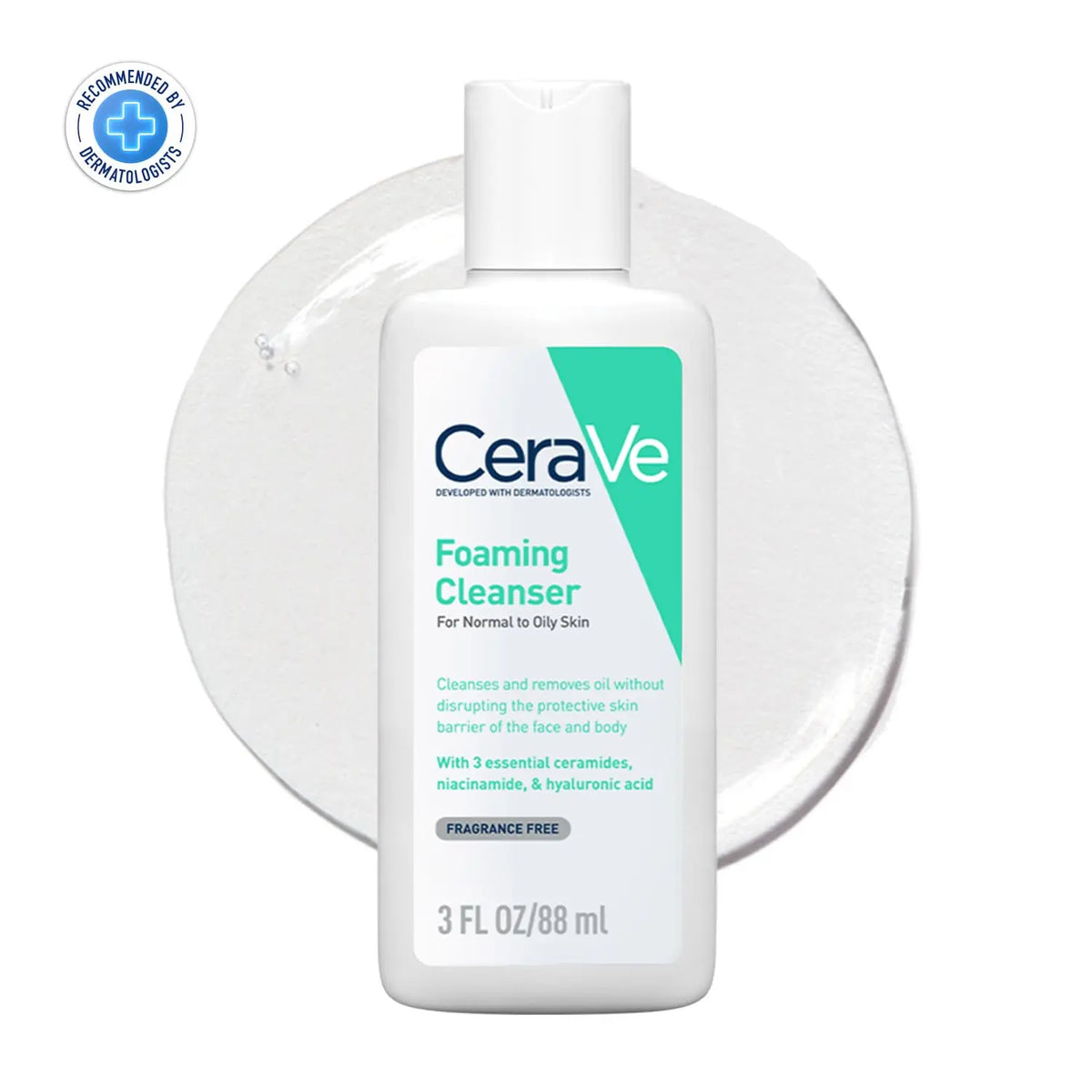 CeraVe Foaming Cleanser For Normal To Oily Skin (88ml) Product vendor