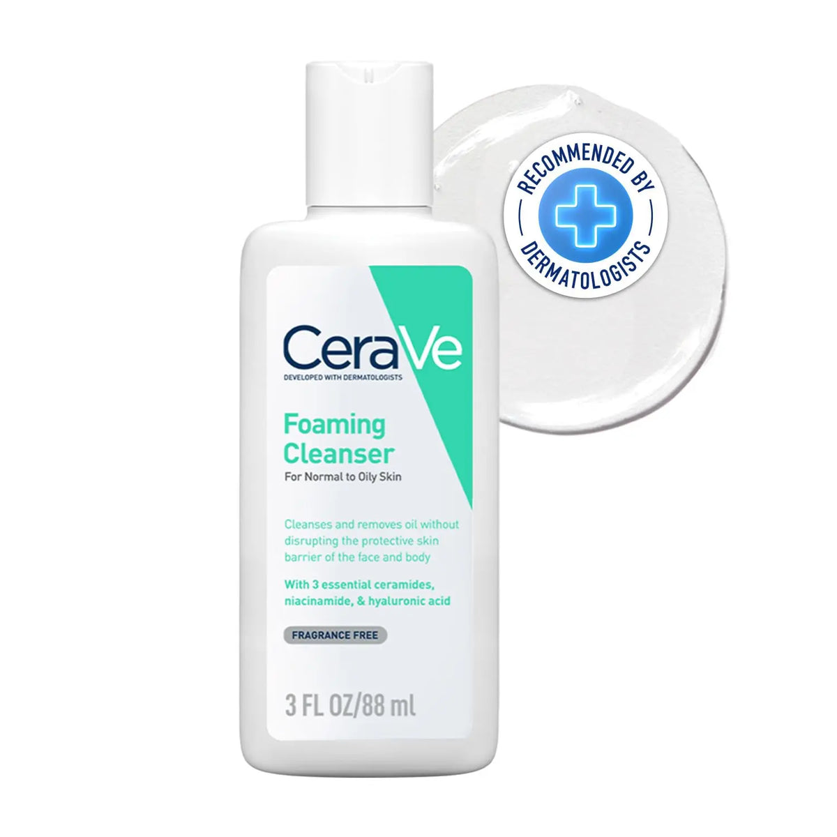CeraVe Foaming Cleanser For Normal To Oily Skin (88ml) Product vendor