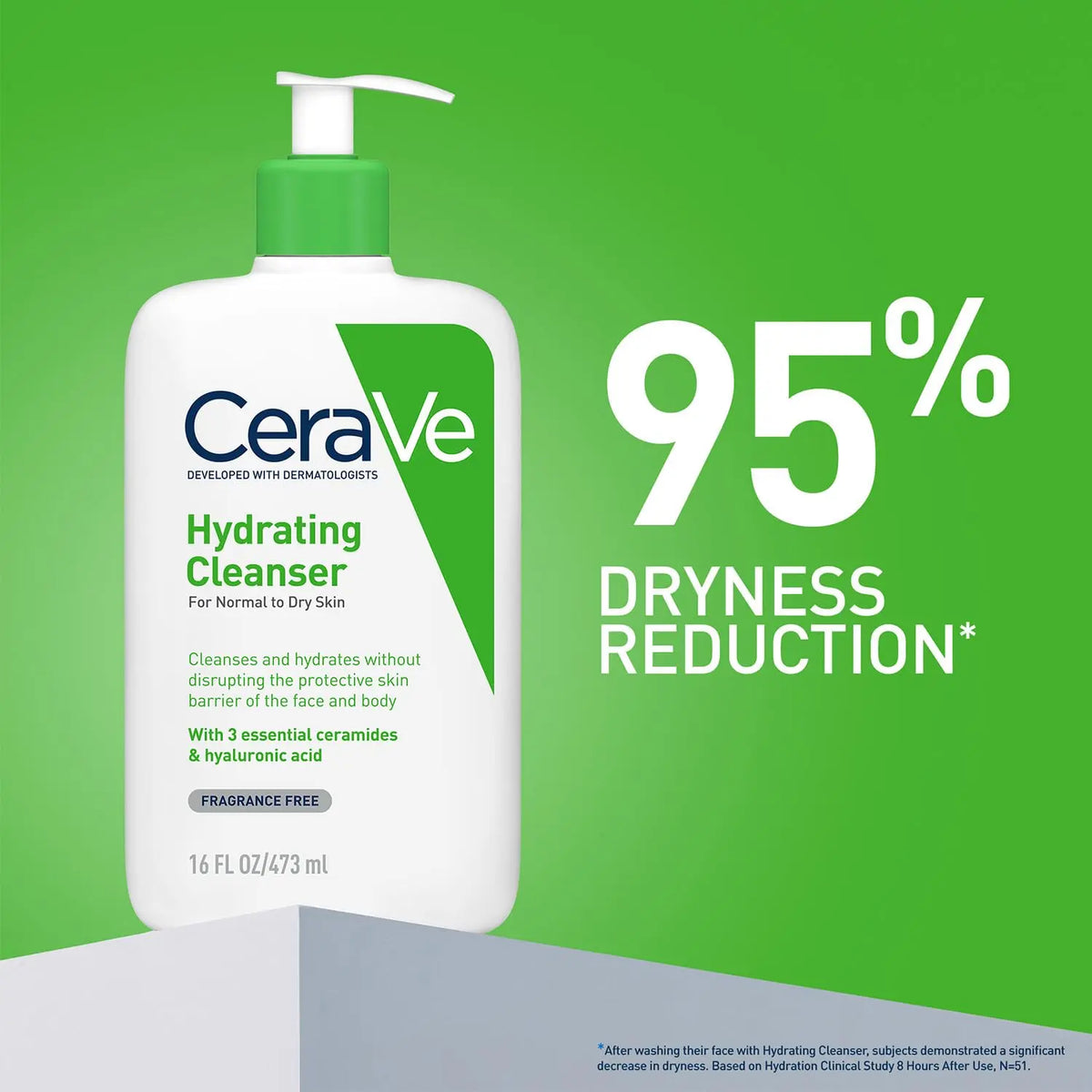 CeraVe Hydrating Cleanser For Normal To Dry Skin (473ml) Product vendor