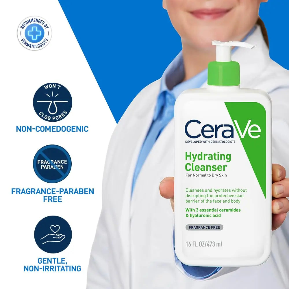 CeraVe Hydrating Cleanser For Normal To Dry Skin (473ml) Product vendor