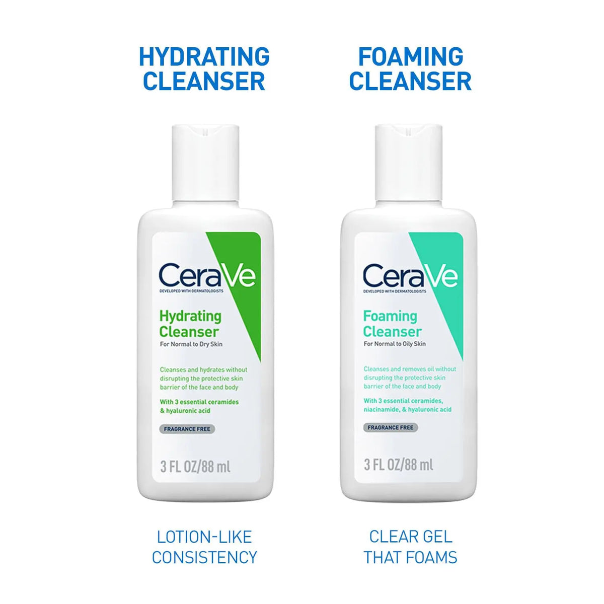 CeraVe Hydrating Cleanser For Normal To Dry Skin (88ml) Product vendor