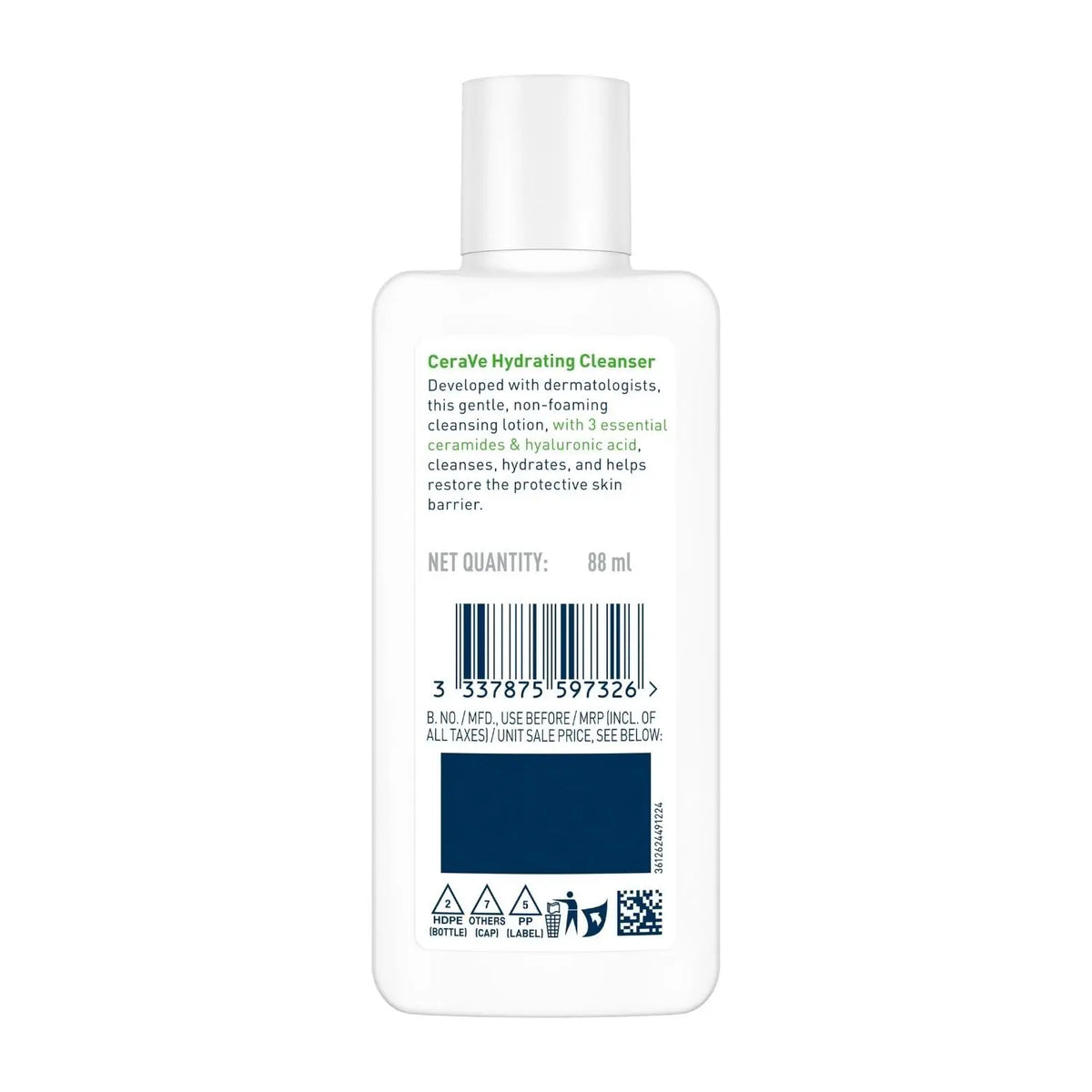 CeraVe Hydrating Cleanser For Normal To Dry Skin (88ml) Product vendor