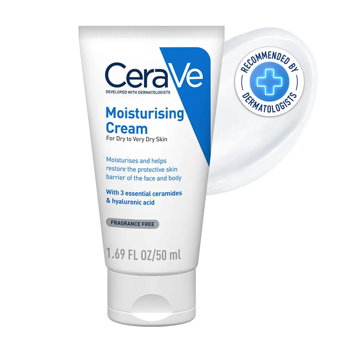 CeraVe Moisturizers, Moisturizing Cream For Dry To Very Dry Skin (50ml) Product vendor