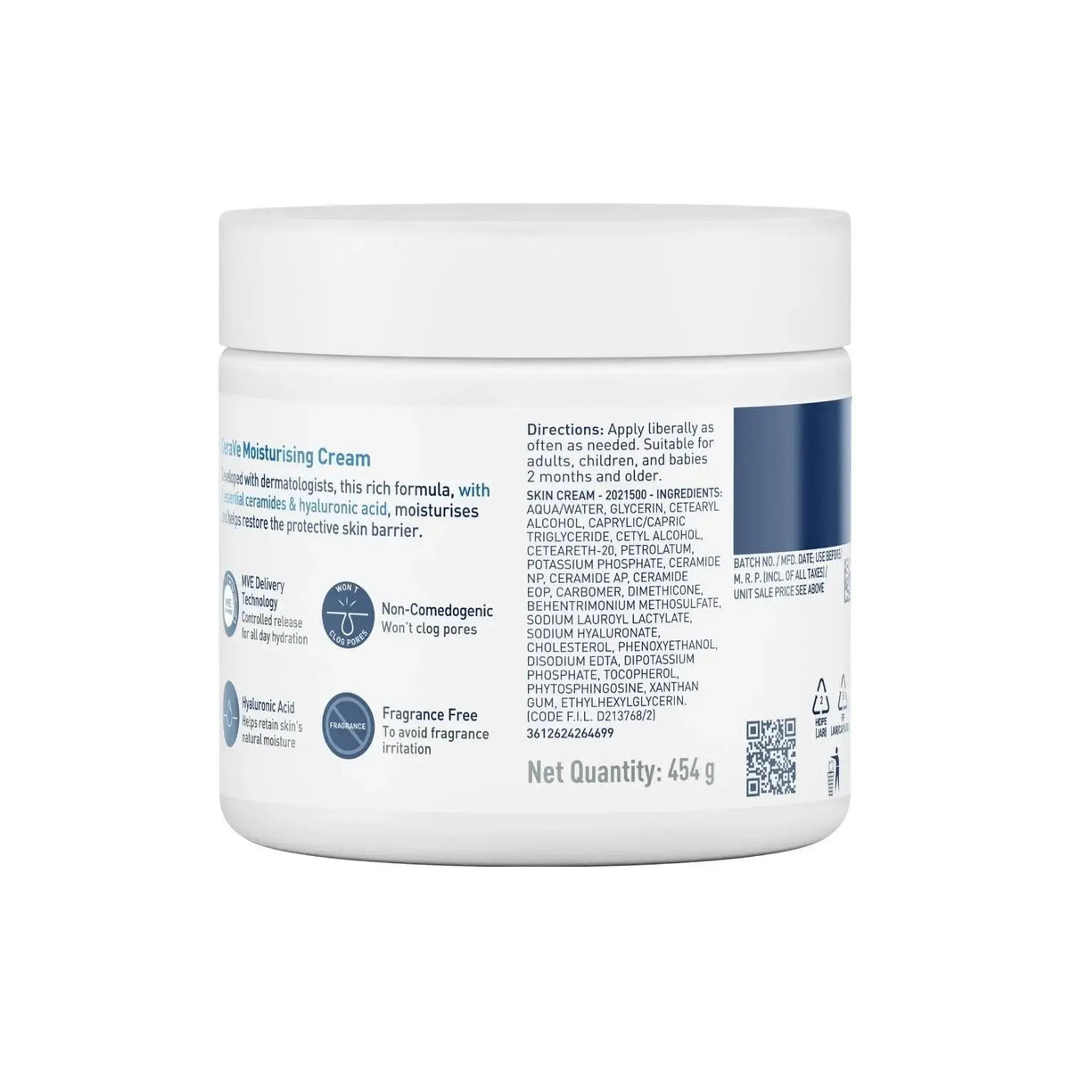 CeraVe Moisturizing Cream For Dry To Very Dry Skin (454g) Product vendor