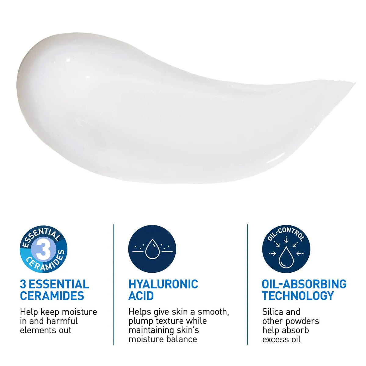 CeraVe Oil Control Moisturising Gel Cream For Oily Skin | (52ml)
