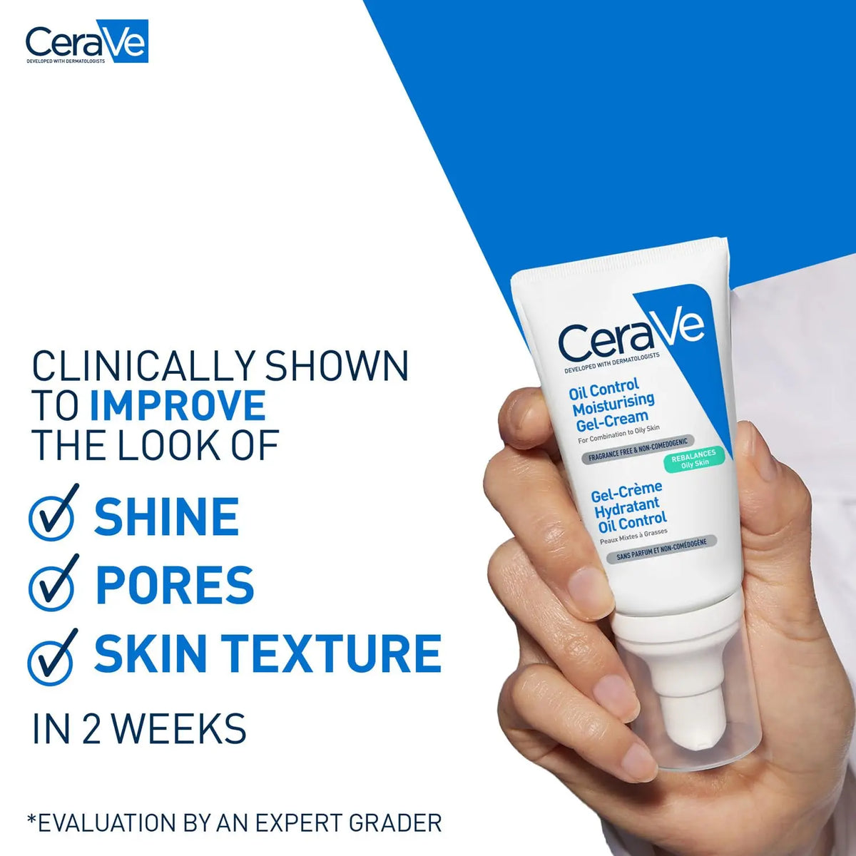 CeraVe Oil Control Moisturising Gel Cream For Oily Skin | (52ml)