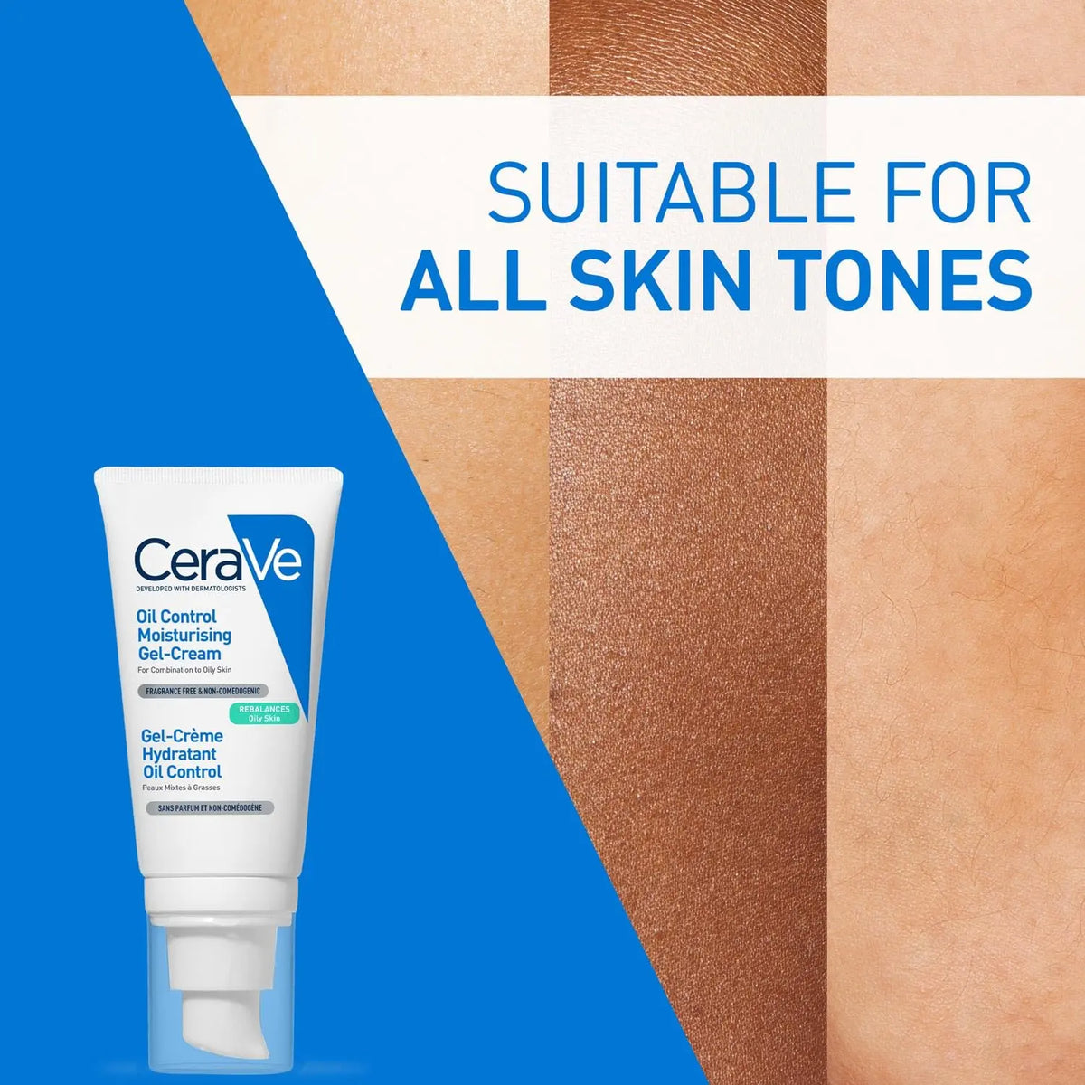 CeraVe Oil Control Moisturising Gel Cream For Oily Skin | (52ml)