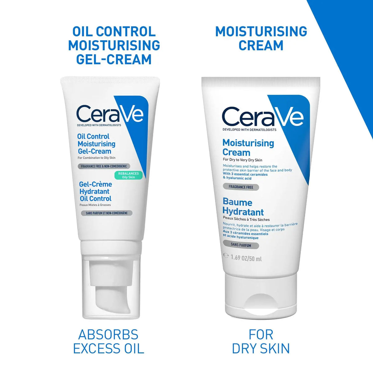 CeraVe Oil Control Moisturising Gel Cream For Oily Skin | (52ml)