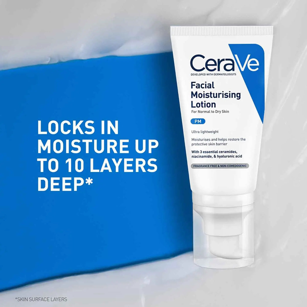 CeraVe PM Facial Moisturizing Lotion For Normal To Dry Skin (52ml) Product vendor