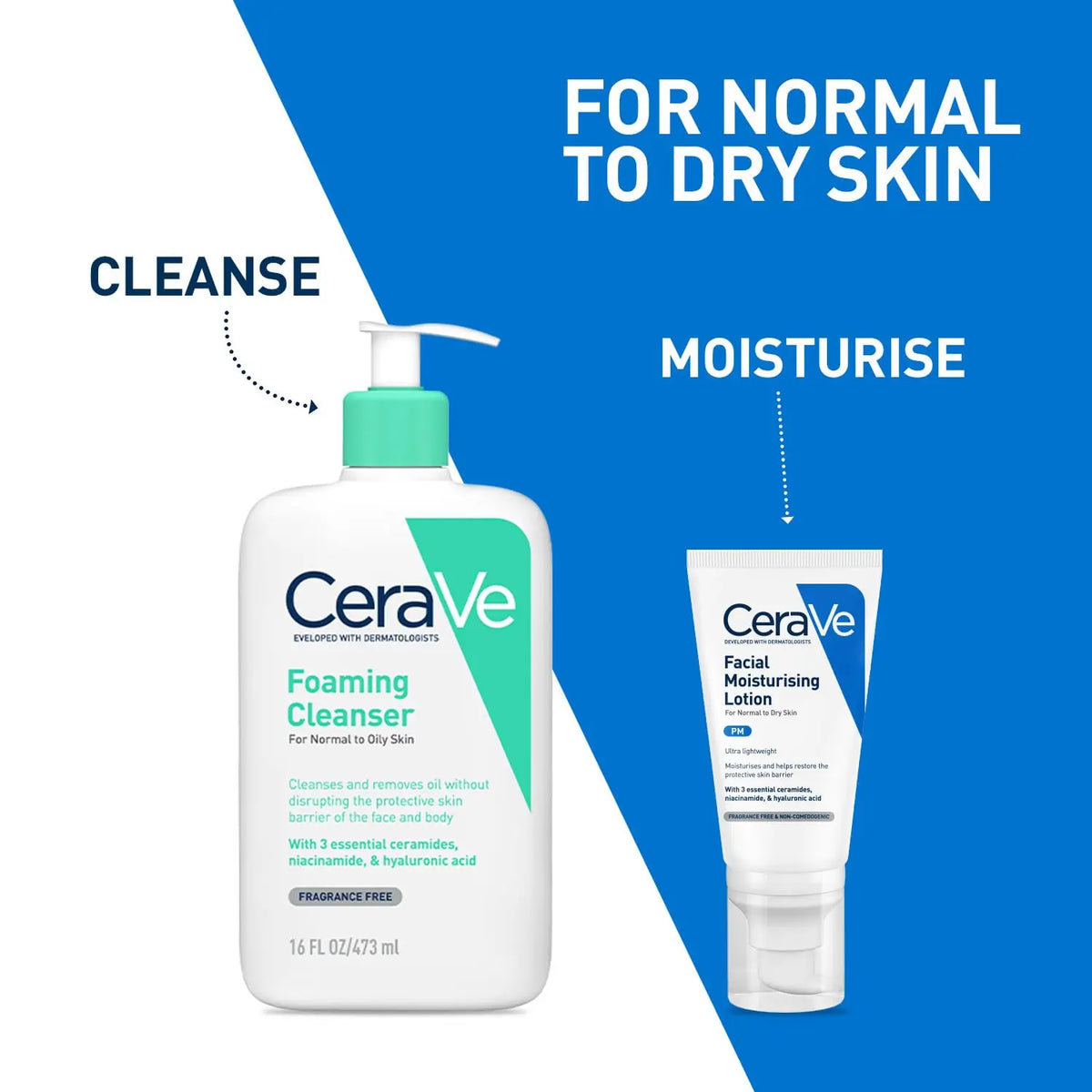 CeraVe PM Facial Moisturizing Lotion For Normal To Dry Skin (52ml) Product vendor