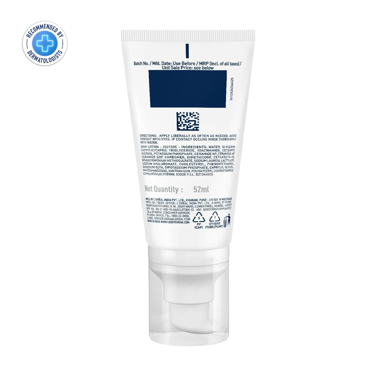 CeraVe PM Facial Moisturizing Lotion For Normal To Dry Skin (52ml) Product vendor