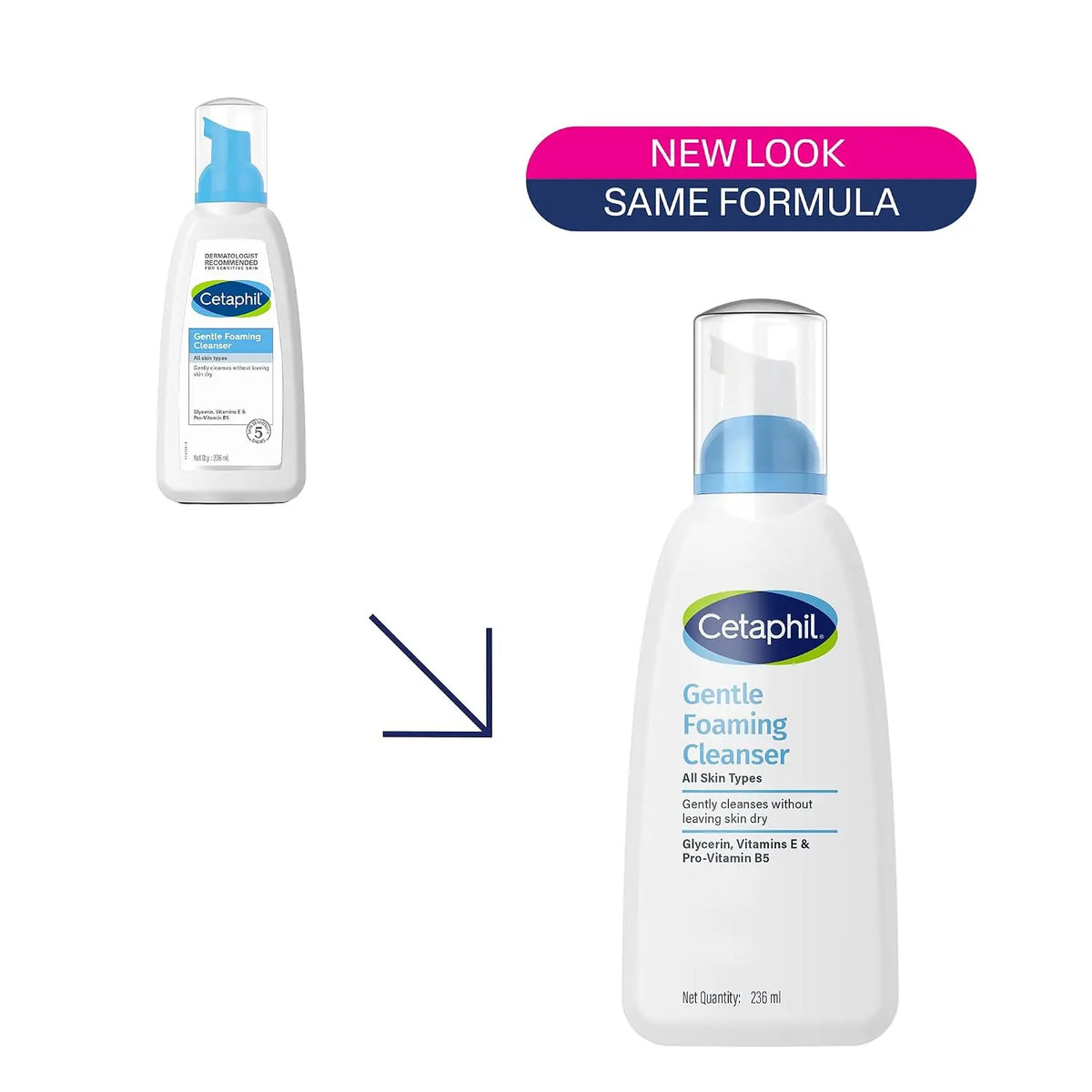 Cetaphil Foaming Face Wash, Gentle Foaming Cleanser For All Skin Types - 236 ml Product vendor