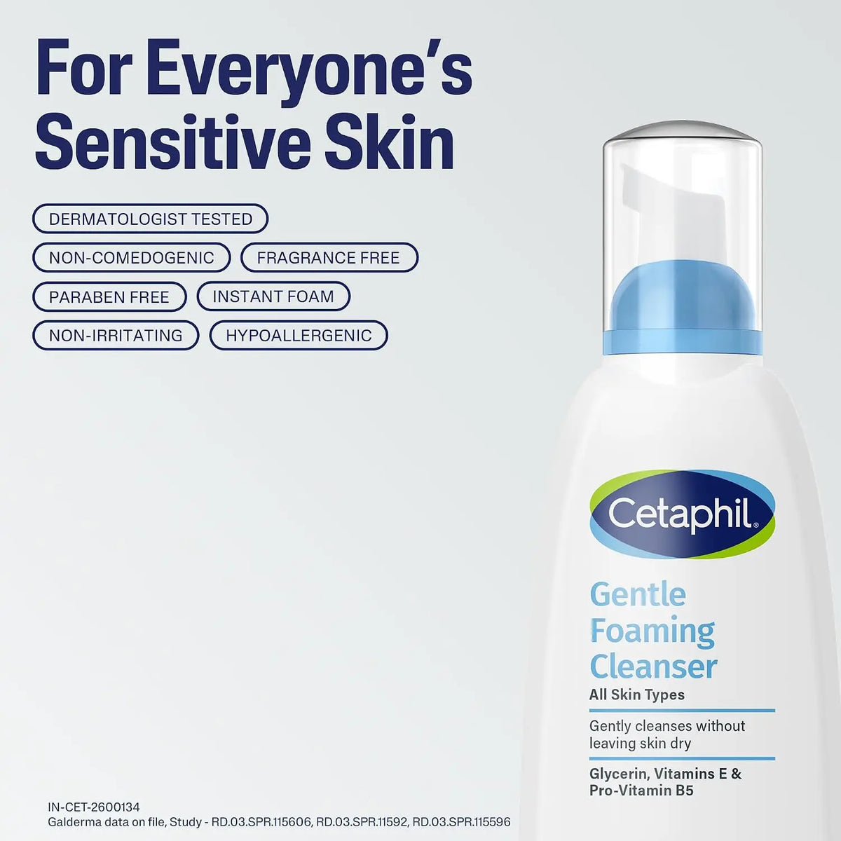 Cetaphil Foaming Face Wash, Gentle Foaming Cleanser For All Skin Types - 236 ml Product vendor