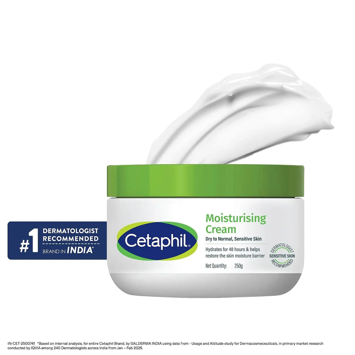 Cetaphil Moisturising Cream for Face & Body,Dry to Normal skin | 250 gm