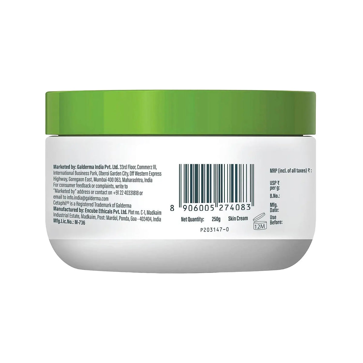 Cetaphil Moisturising Cream for Face & Body,Dry to Normal skin | 250 gm