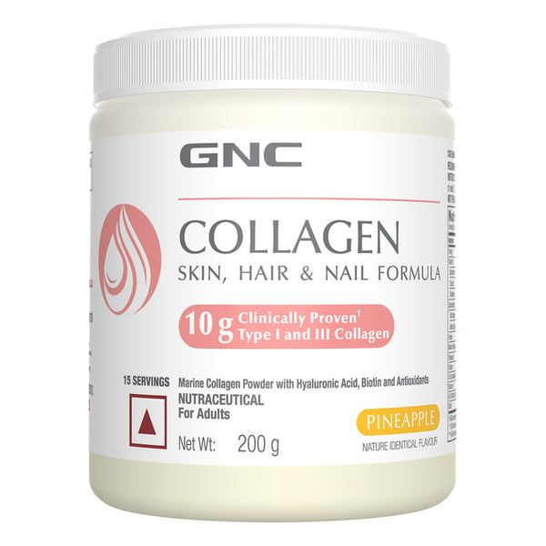 GNC Marine Collagen Powder - Reduces Fine Lines & Wrinkles For Youthful Skin