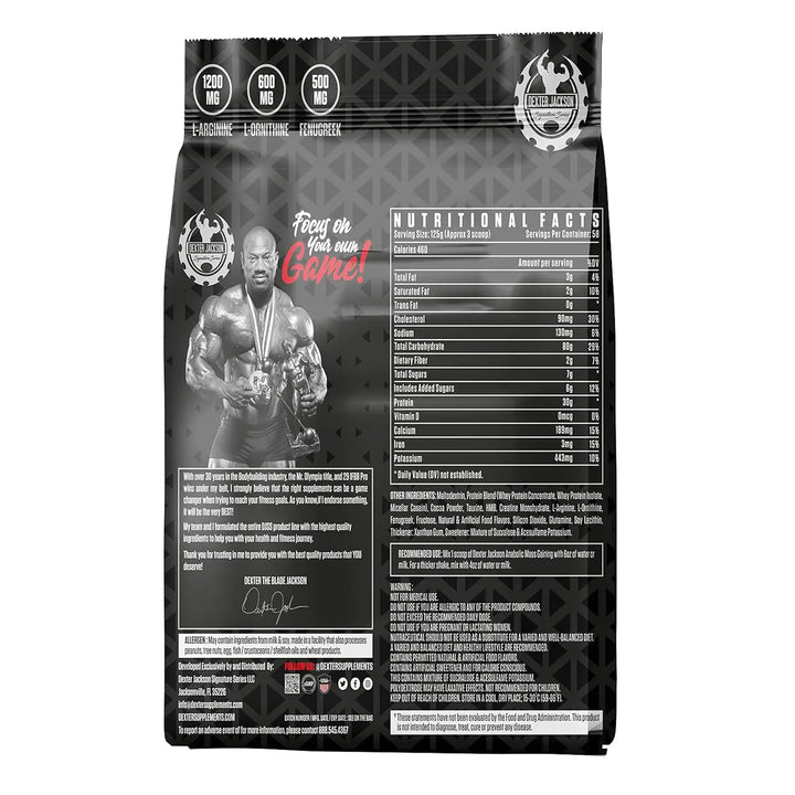 Dexter Jackson Black Series Anabolic Mass Gainer 16 lbs Product vendor