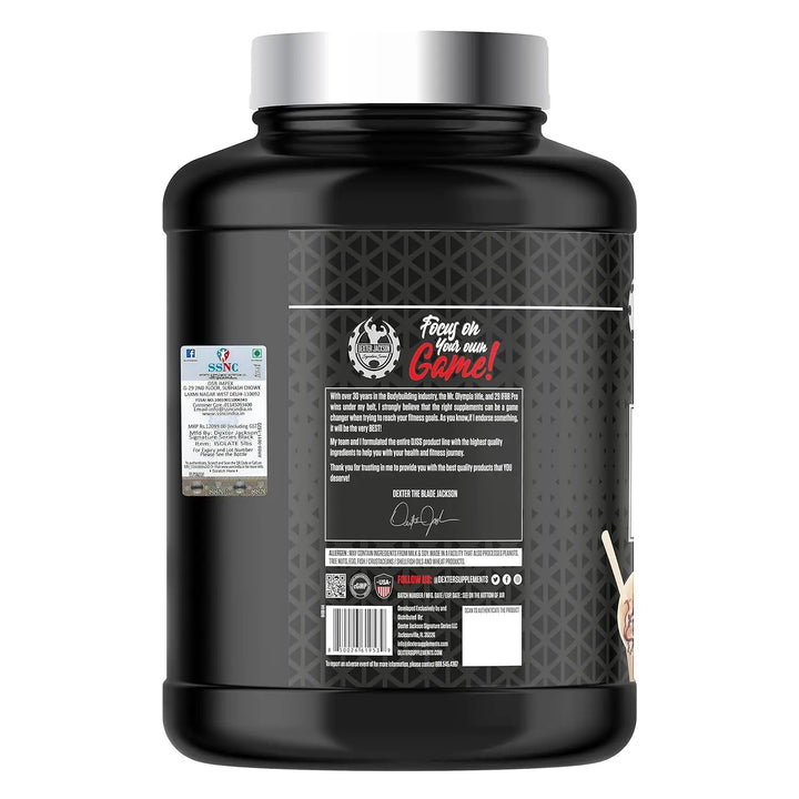 Dexter Jackson Black Series Whey Isolate Product vendor