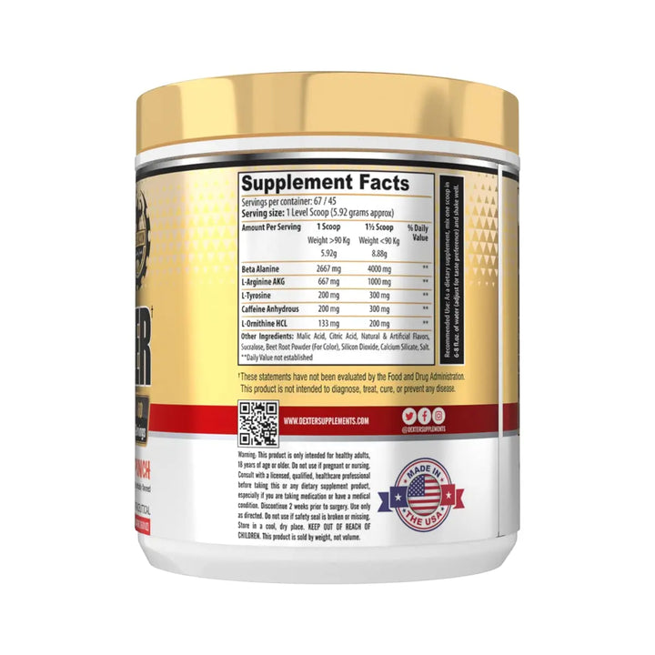 Dexter Jackson Signature Series  Energizer Pre-Workout Dexter Jackson
