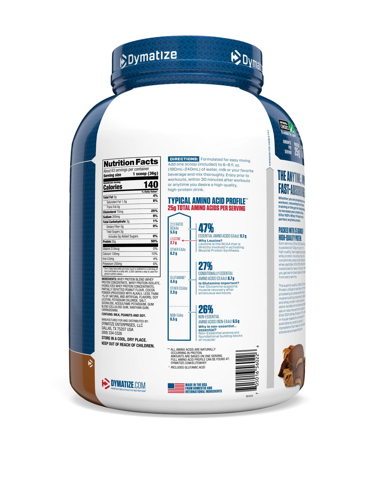 Dymatize Elite 100% Whey Protein Product vendor