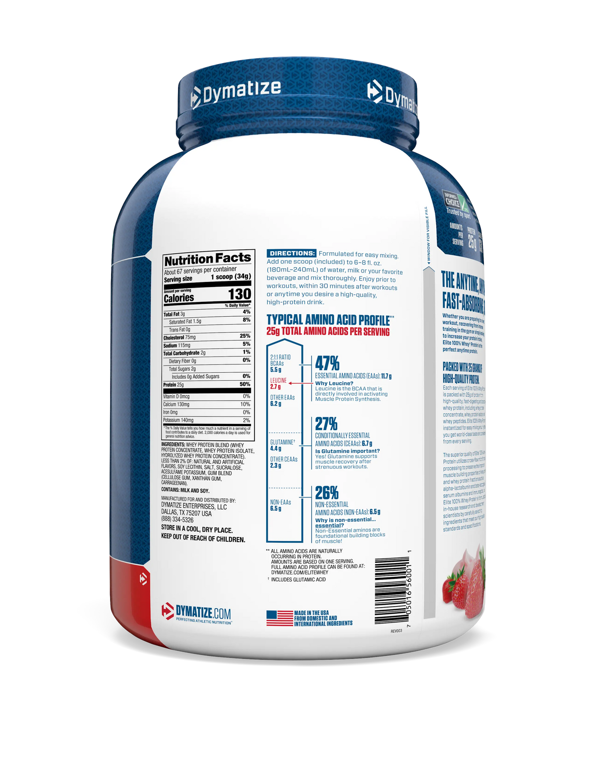 Dymatize Elite 100% Whey Protein Product vendor